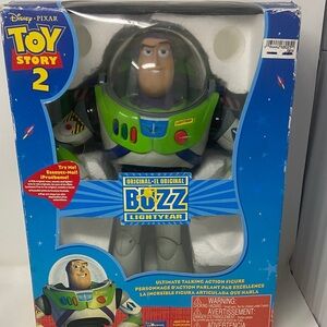 Toy Story Buzz Lightyear Talking Action Figure -  NOS Estate find !